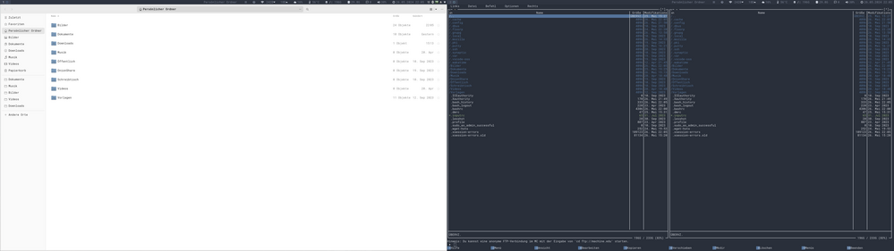 Nautilus + Midnight Commander Nautilus + Midnight Commander